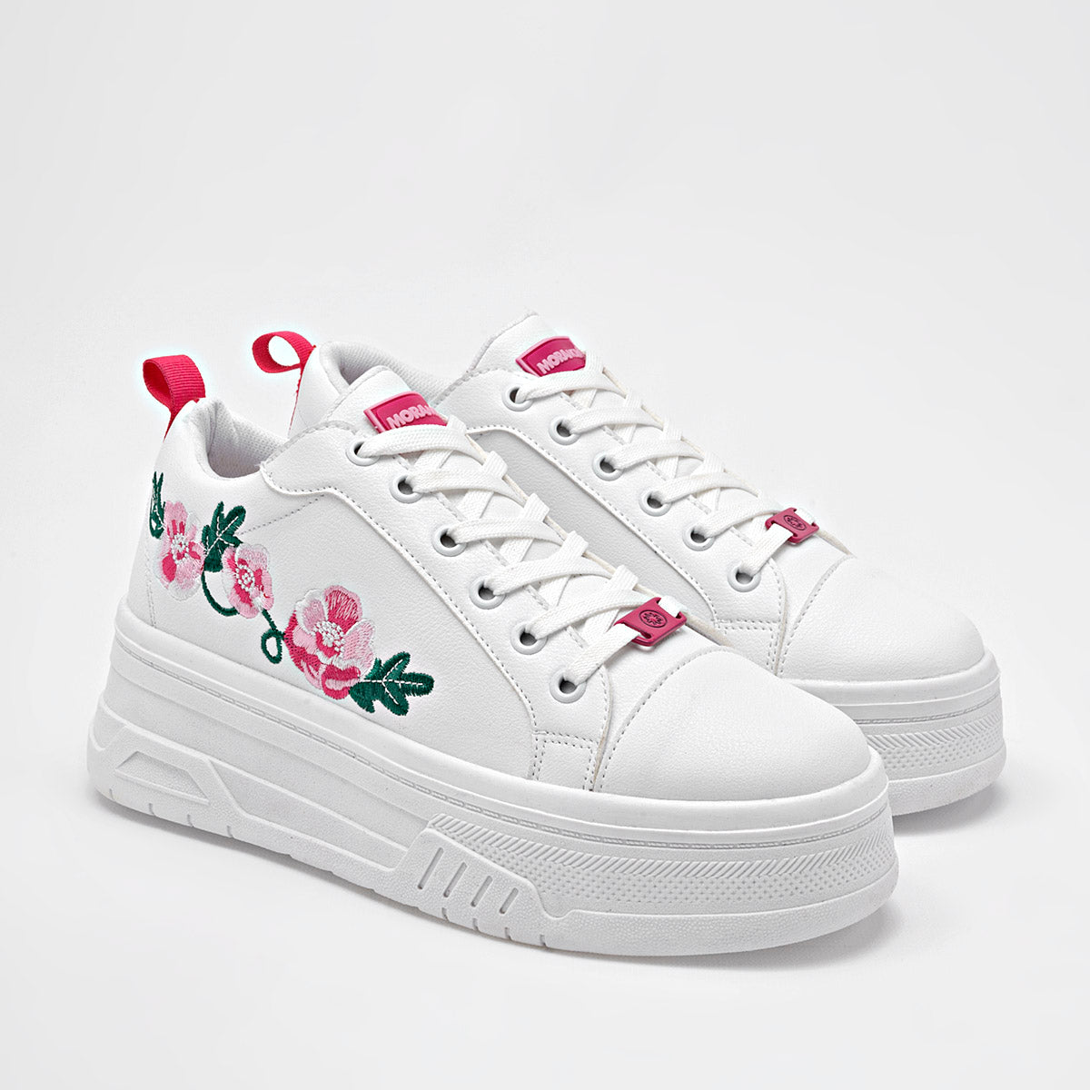 TENIS URBANO MUJER MORAMORA LENA BLANCO MULTICOLOR