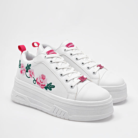 TENIS URBANO MUJER MORAMORA LENA BLANCO MULTICOLOR