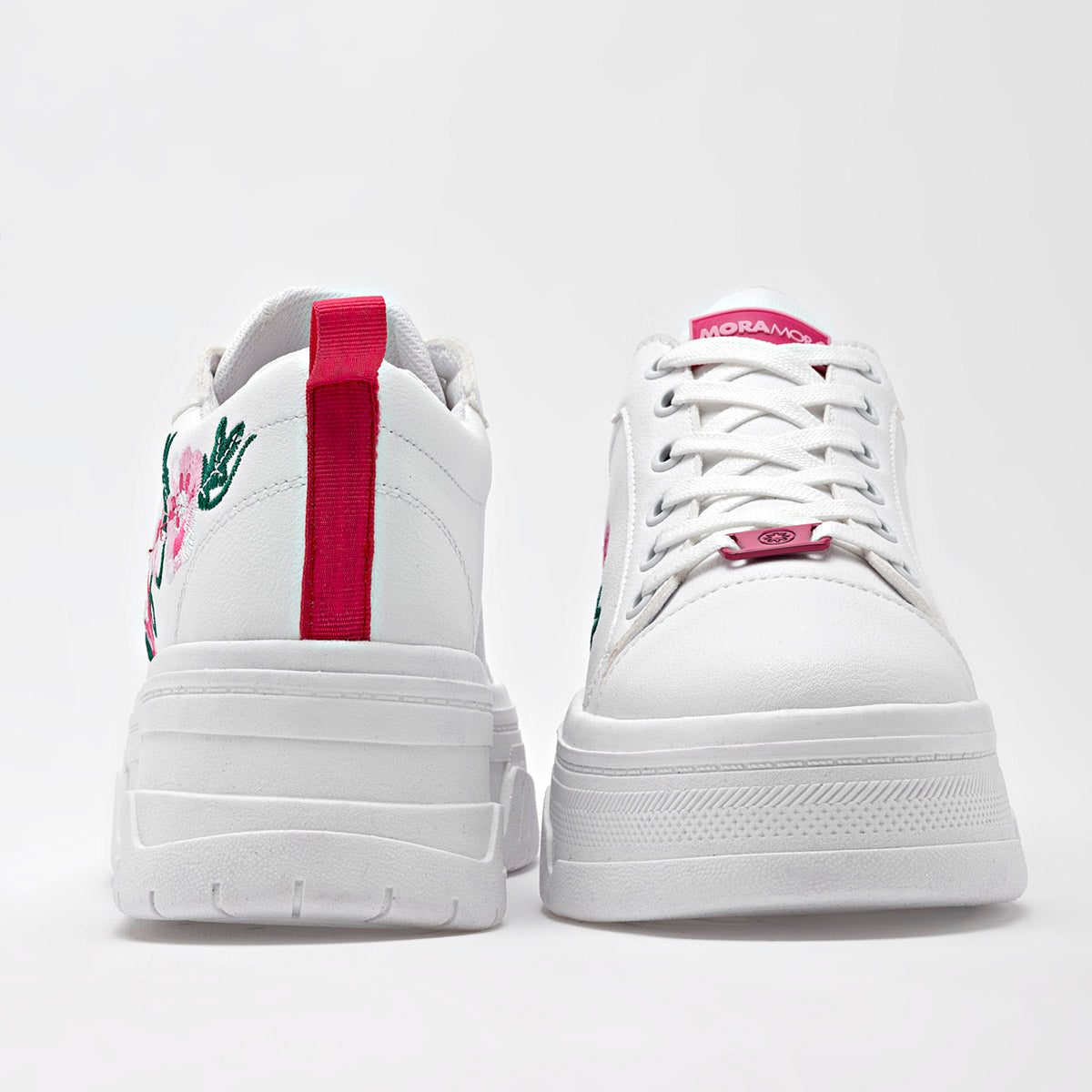 TENIS URBANO MUJER MORAMORA LENA BLANCO MULTICOLOR