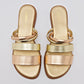Sandalia Abieta Moramora Mujer Daria Oro Rosa