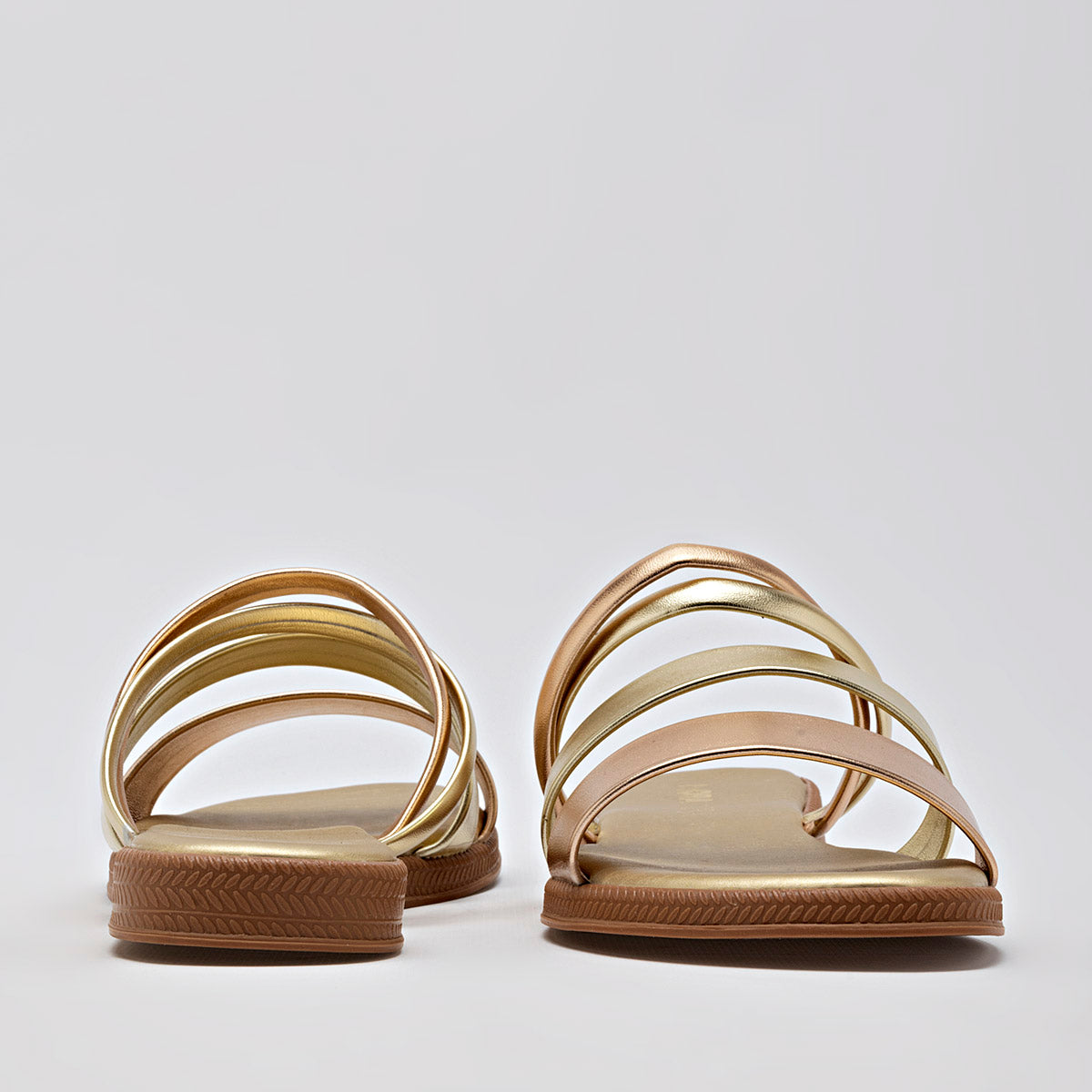 Sandalia Abieta Moramora Mujer Daria Oro Rosa
