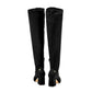 Bota Larga Moramora Para Mujer 143042121 Negro Tucon 8CM Tubo 56 CM