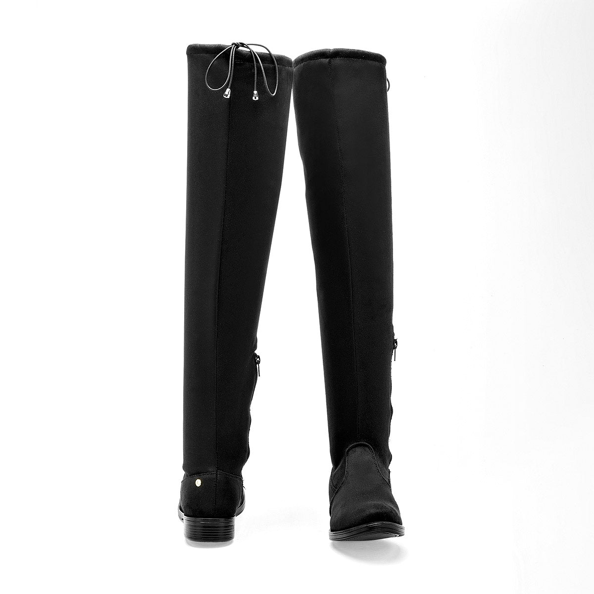 Bota Larga Moramora Para Mujer Color Negro  Tubo 56 Cm