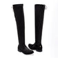     Bota Larga Moramora Para Mujer Color Negro  Tubo 56 Cm