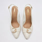 Zapatilla Casual Moramora Mujer 2312803 Blanco Tacon 10 Cm