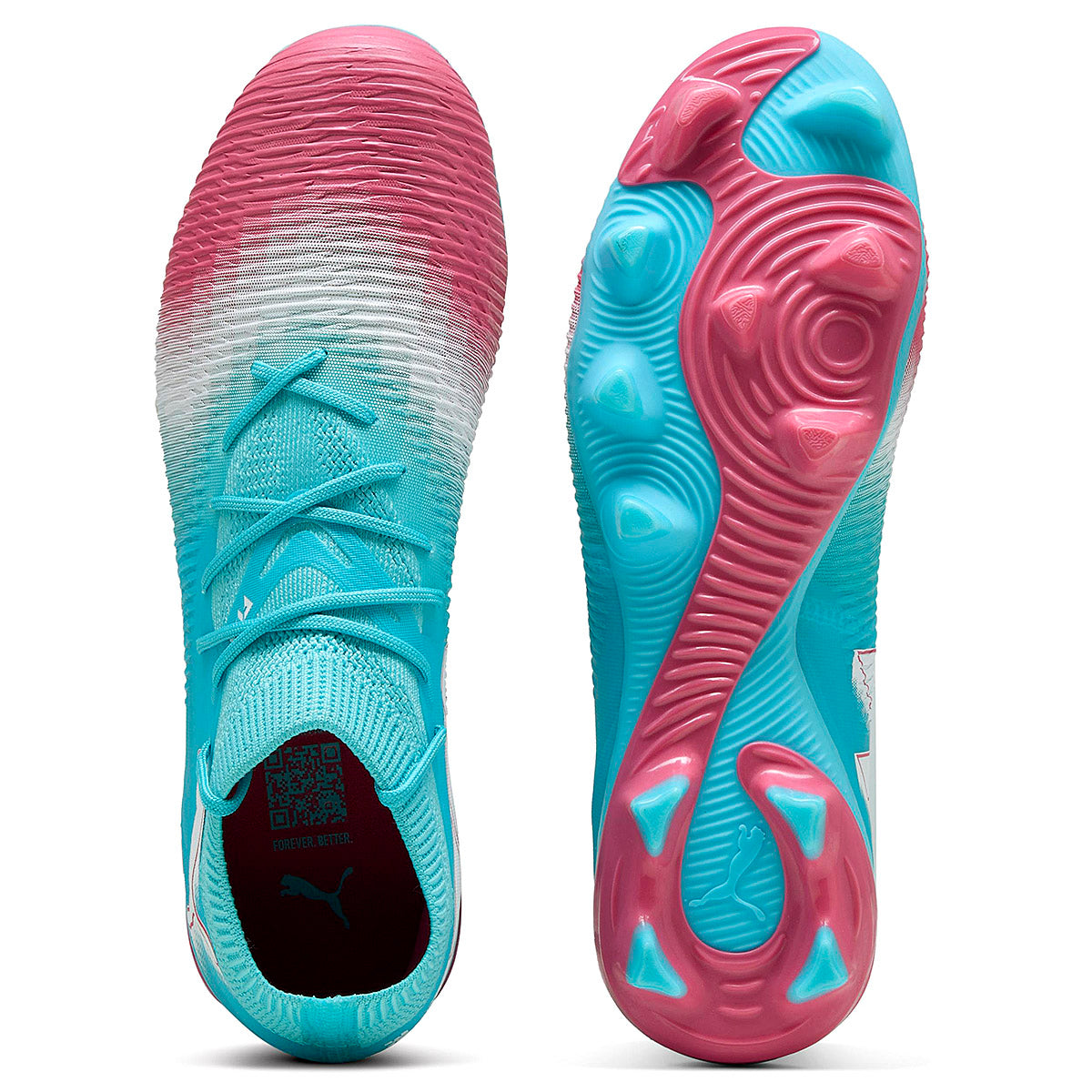 TENIS DEPORTIVO HOMBRE PUMA Future 8 Match Re-Charge FG/AG AZUL ROSA BLANCO