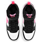 TENIS URBANO MUJER NIKE  Court Borough Mid 2 (BG) BLANCO NEGRO ROSA