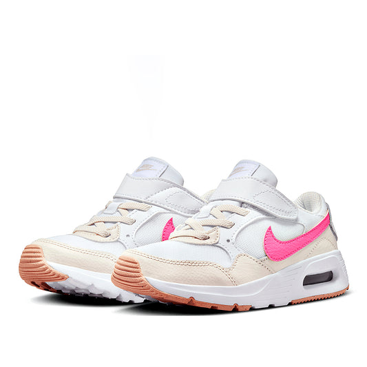 TENIS NIÑA URBANO NIKE  Air Max SC (PS) BLANCO BEIGE ROSA