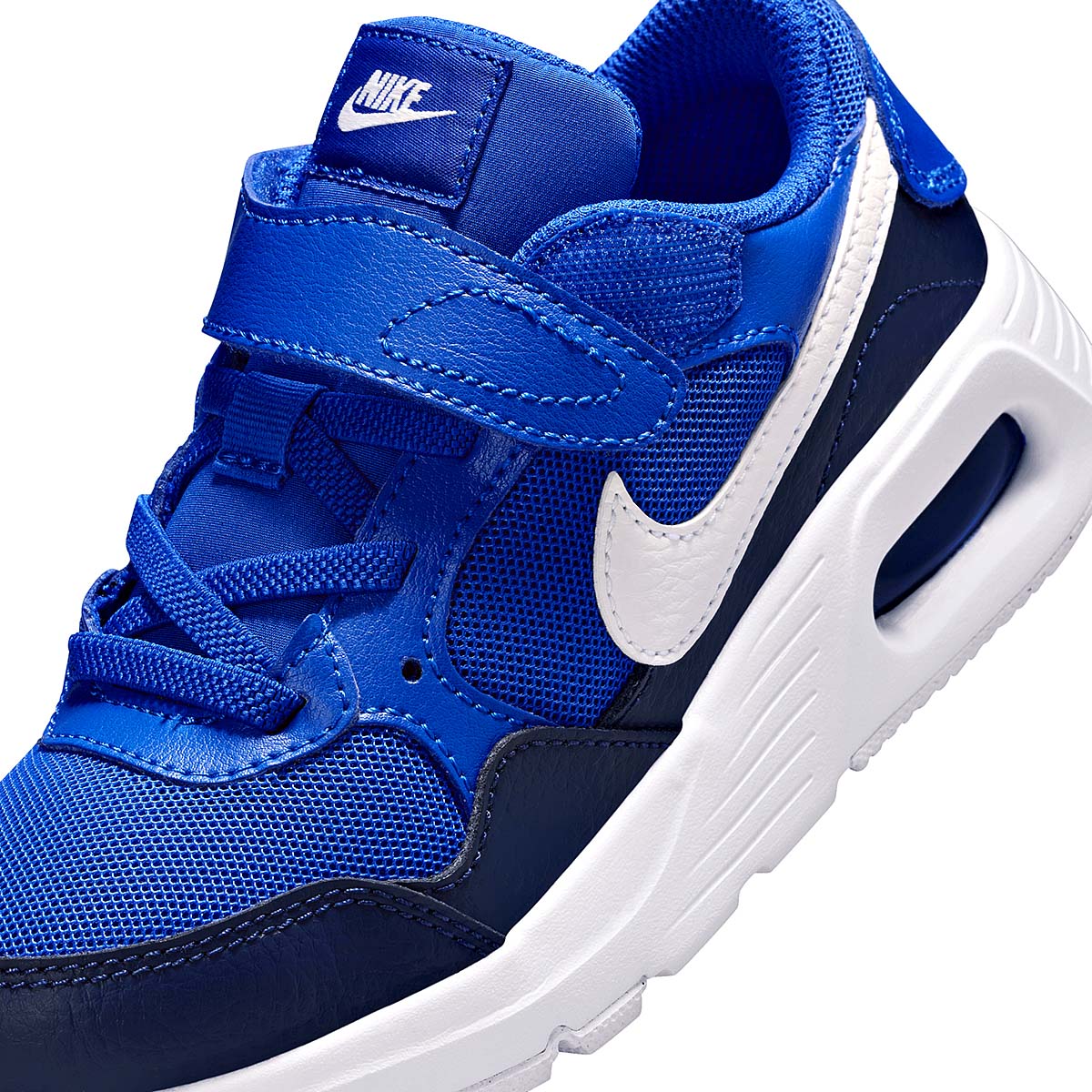 TENIS NIÑO URBANO NIKE  Air Max SC (PS) REY MARINO BLANCO