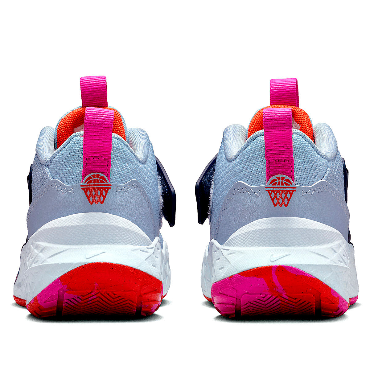 TENIS NIÑA URBANO NIKE  Team Hustle D 12 (PS) GRIS MARINO FIUSHA