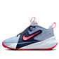 TENIS NIÑA URBANO NIKE  Team Hustle D 12 (PS) GRIS MARINO FIUSHA