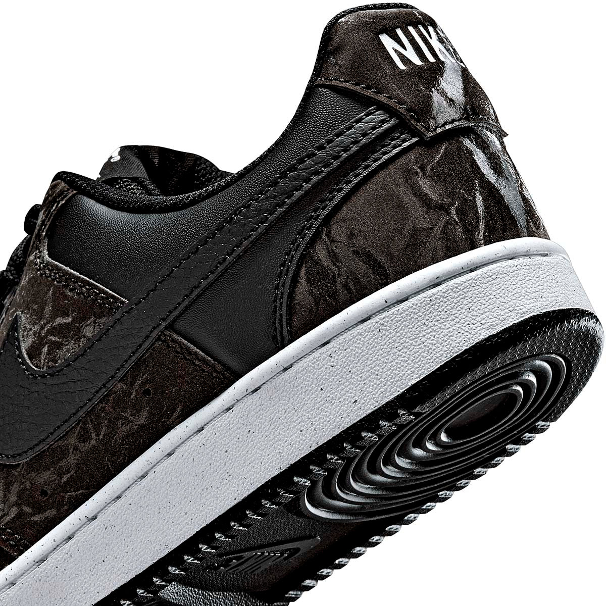 TENIS URBANO MUJER NIKE  Court Vision Lo NEGRO