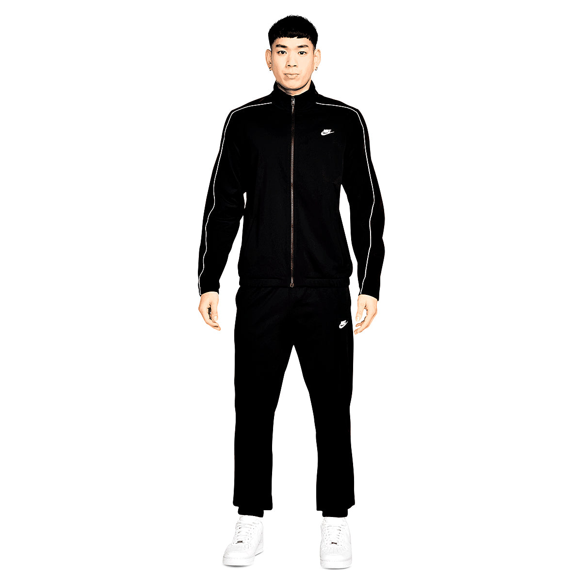 CONJUNTO HOMBRE NIKE  Club Poly Knitted Track Suit NEGRO