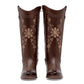 Bota vaquera para Mujer marca Maxim Café Tacon 6cm Tubo 28cm