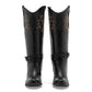 Bota vaquera para Mujer marca Mora west Laila Negro Tacon 6 cm Tubo 36 cm