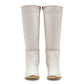 Bota Elegante para Mujer marca Mimar 721 Marfil Tacon 8cm Tubo 36cm