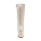 Bota Elegante para Mujer marca Mimar 721 Marfil Tacon 8cm Tubo 36cm