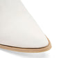 Bota Elegante para Mujer marca Mimar 721 Marfil Tacon 8cm Tubo 36cm
