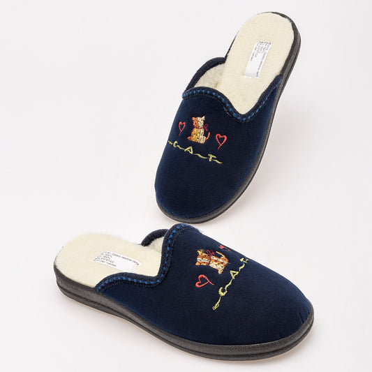 PANTUFLA MUJER NIAGARA 6100 MARINO