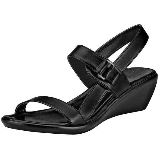 SANDALIA MUJER PRAVIA 1546 NEGRO