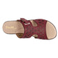 Sandalia Paulie 2616 Mujer Color Vino