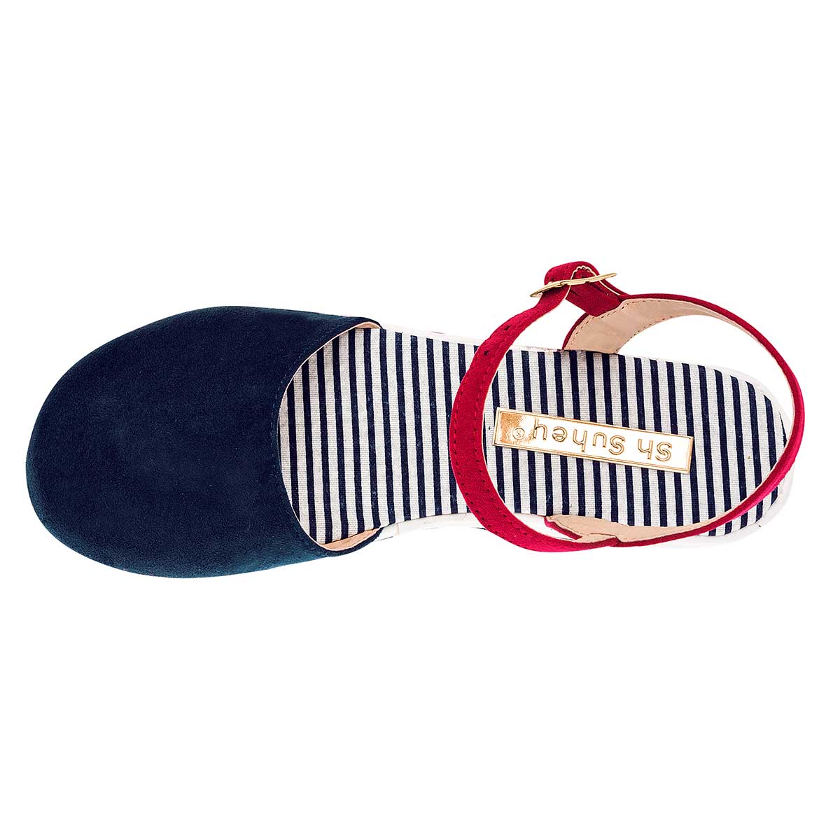 ZAPATO CASUAL MUJER SUHEY 6007 MARINO ROJO