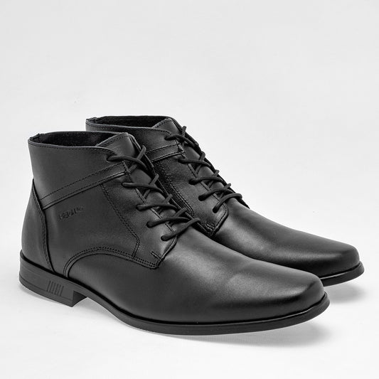 Botín de piel para Hombre marca Merano Negro