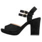 Zapatilla Boca De Pescado Dcristian 603 Mujer Color Negro