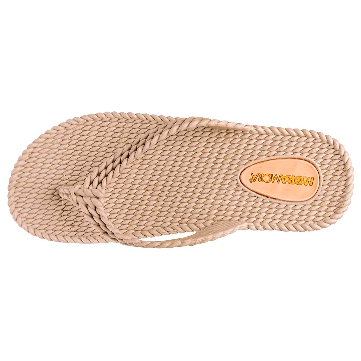 Sandalia Moramora Cecy Mujer Color Beige