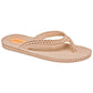 Sandalia Moramora Cecy Mujer Color Beige