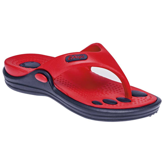 Sandalia Evalight Sktw01 Mujer Color Rojo