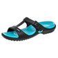 Sandalia Playera Evalight Sktw07 Para Mujer Color Negro
