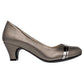 Zapatilla Cerrada Poptops 2553 Para Mujer Color Gris