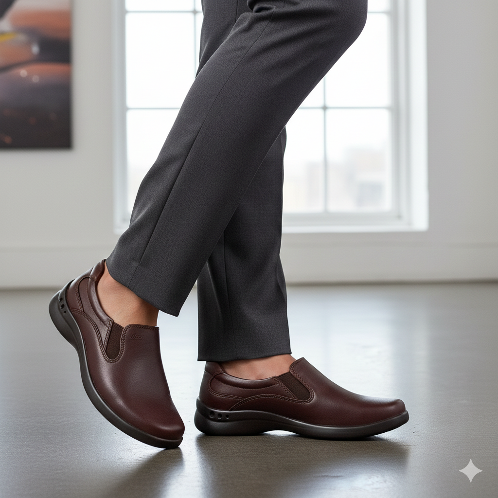ZAPATO CONFORT MUJER FLEXI 48301 CAFE