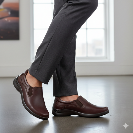 ZAPATO CONFORT MUJER FLEXI 48301 CAFE