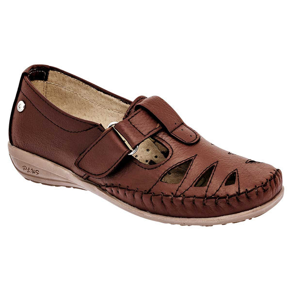 Zapato Confort para Mujer MORA CONFORT 156316 Cafe