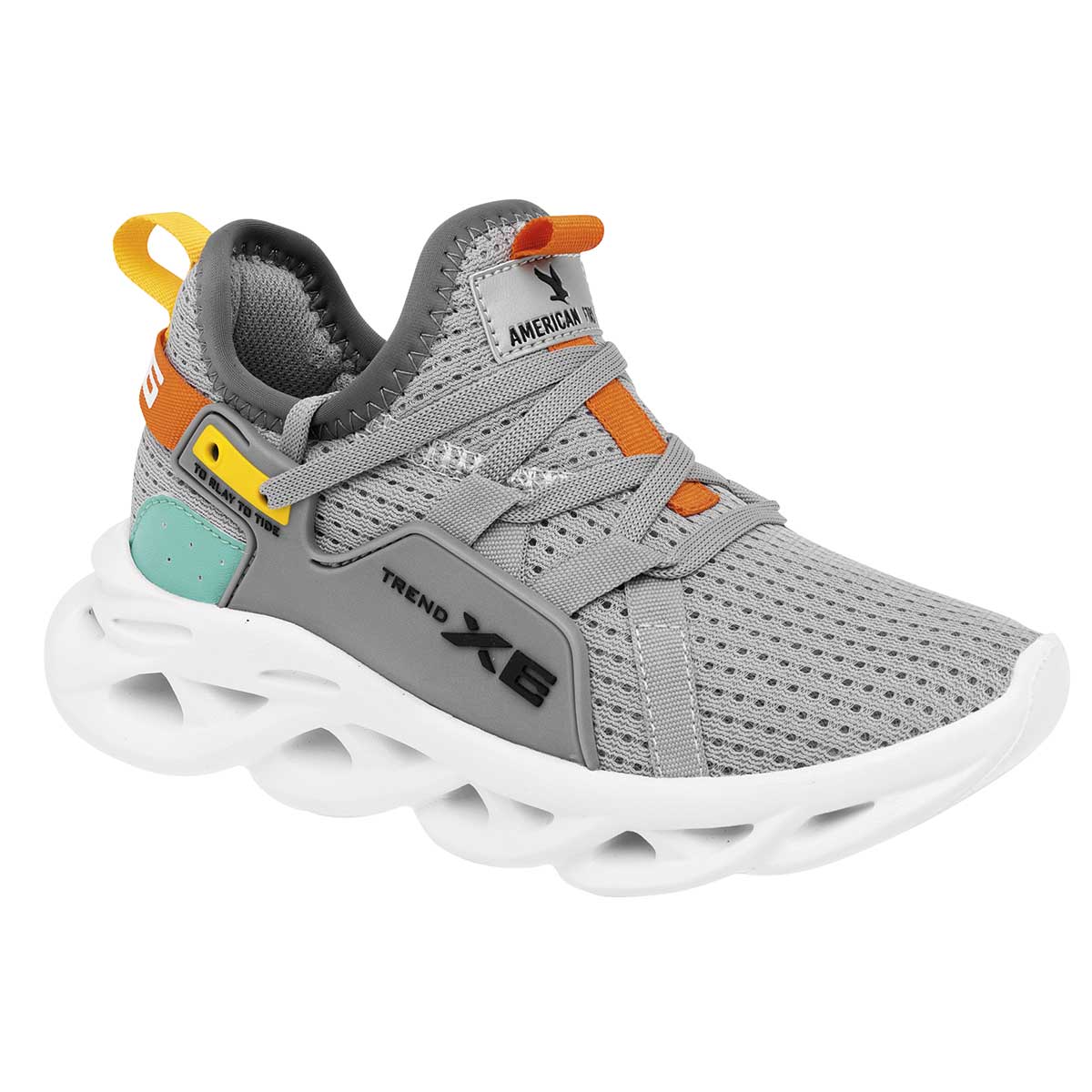 Tenis para Joven AMERICAN FIRE X65 Gris