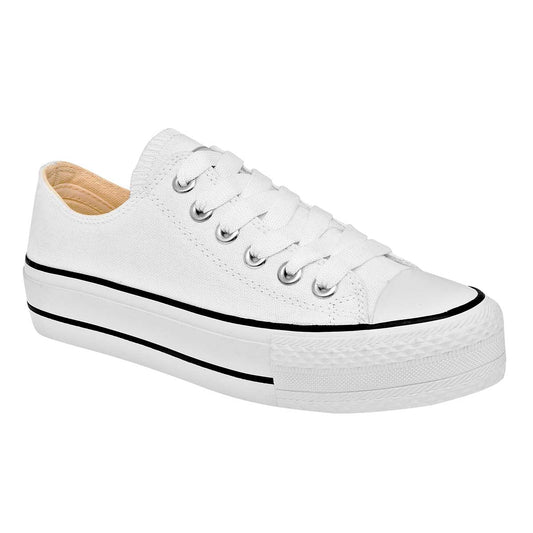 Tenis para Mujer PLAYING 001PLATAF Blanco