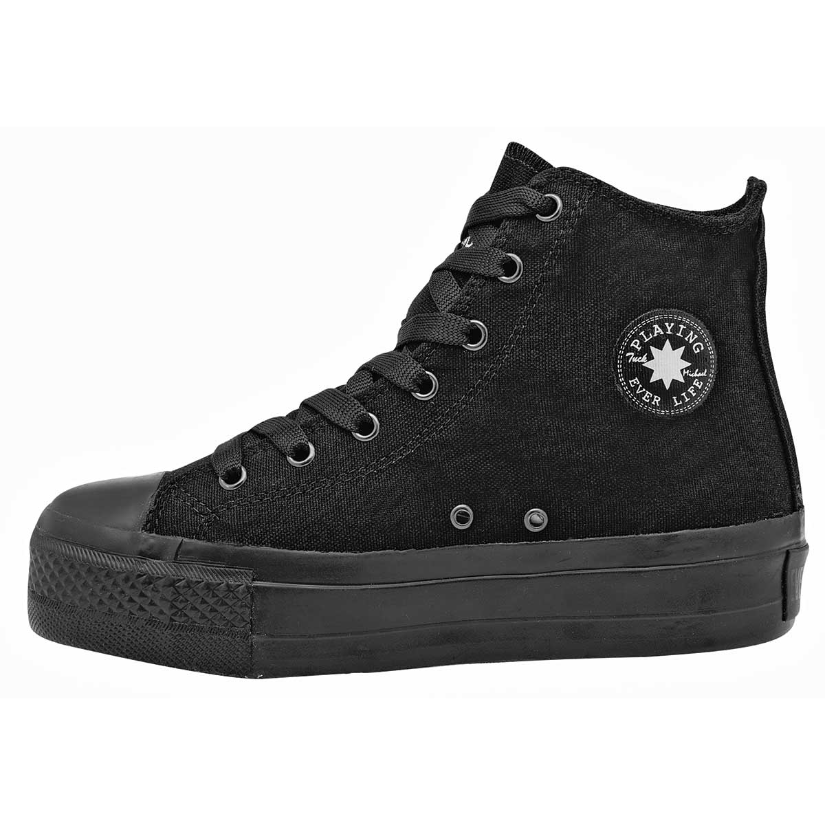 Tenis para Mujer PLAYING 012PLATAF Negro