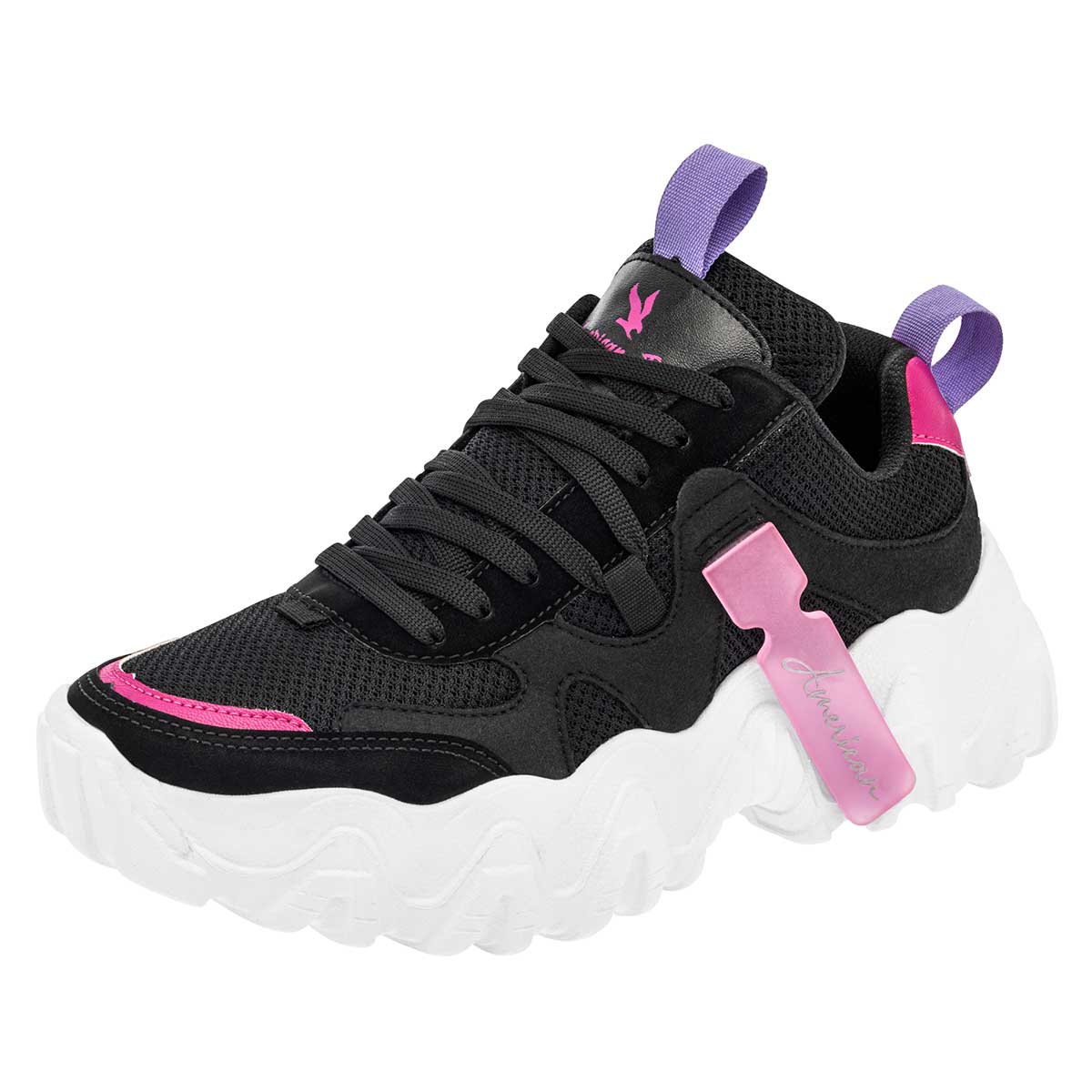Tenis para Mujer AMERICAN FIRE A62 Negro