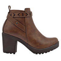 Bota y Botin para Mujer D. K. CH. ROGUE56 Cafe