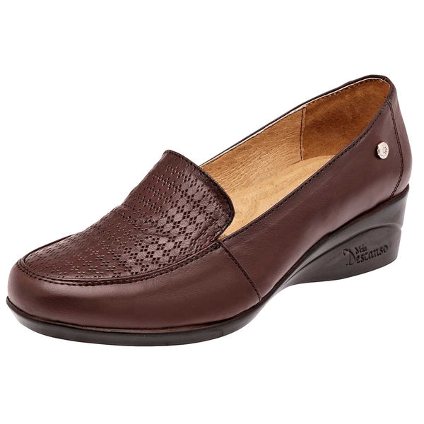 Zapato Casual para Mujer MORA CONFORT 1591050 Cafe