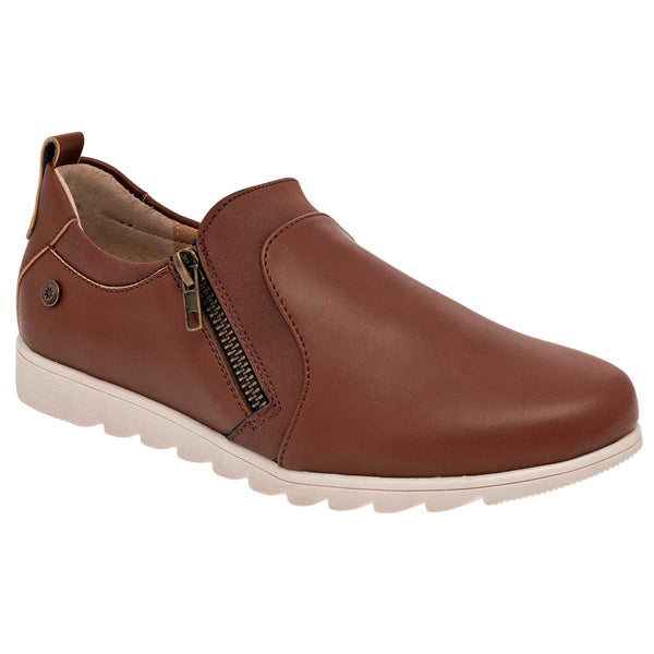 Zapato Casual para Mujer MORA CONFORT 136827 CAMEL