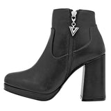 Bota y Botin para Mujer PIETRO ALESSANDRO 5651 Negro