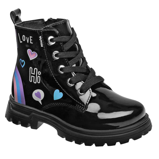 Bota y Botin para Niña YUYIN 22390 Negro