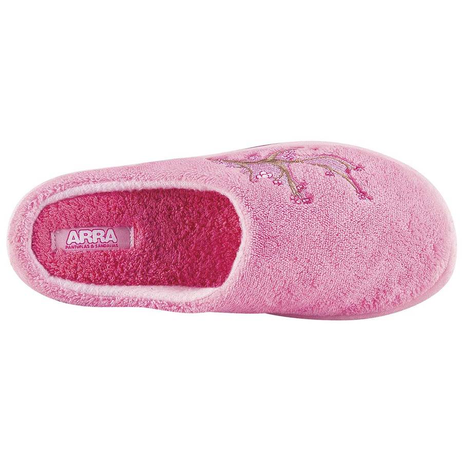Pantufla para Mujer ARRA AACG20003 Rosa