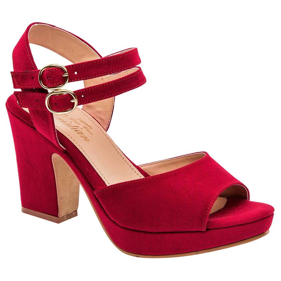 Zapatilla para Mujer DCRISTIAN 603 Rojo
