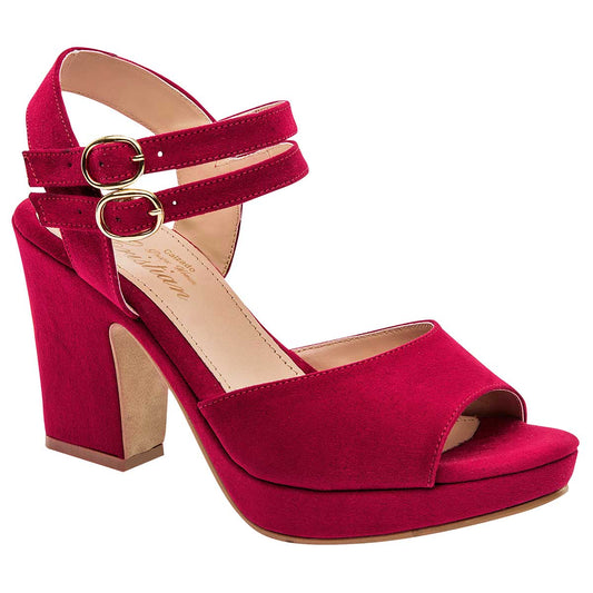 Zapatilla para Mujer DCRISTIAN 603 Rojo