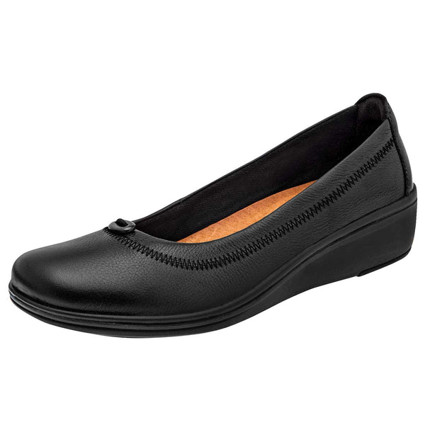 Zapato negro flexi para mujer hot sale